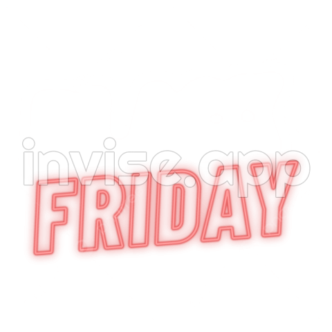 Black Friday Neon Design Clipart, Black Friday, Black Friday Neon - Black Friday Patterns