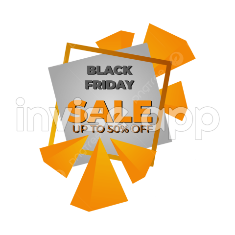 3D Black Friday Elegant, 3D, Black, Friday And Vector With - Black Friday Overlay Background