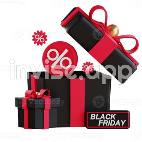 3D Black Friday Icon 14972876 - Black Friday Icon