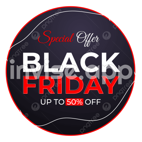 Modern Black Friday Sale Element Design, Black Friday, Black Friday - Friday Black And White