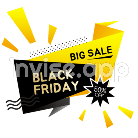 Black Friday Tag White Transparent, Black Friday Black Gold Shopping - Thanksgiving Black Friday Clip Art