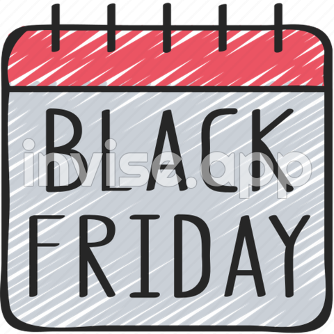 Black Friday Cyber Monday - Black Friday, Calendar, Cyber Monday, Date, Friday, Sales Icon