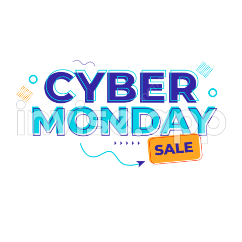 Cyber Monday Sale Vector Images, Cyber Monday Sale Card , Cyber - Black Friday And Cryber Monday