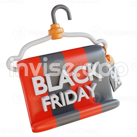 3D Illustration Black Friday Flyer 13822276 - Black Friday Flyer Freepik