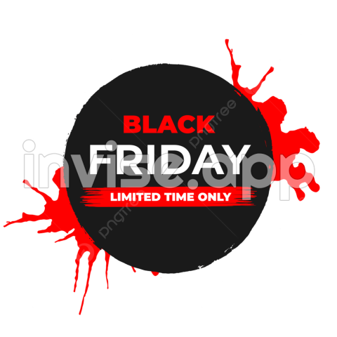 Black Friday Sale Clipart Vector, Black Friday Sale Vector Banner With - Black Friday Bilder