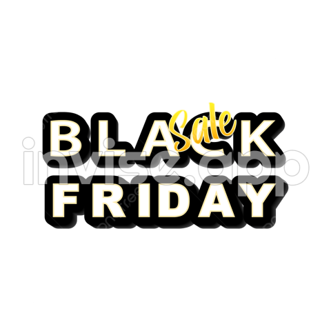 Black Friday Sale Clipart Images, Black Friday Sale With Elegant - Clipart Black Friday