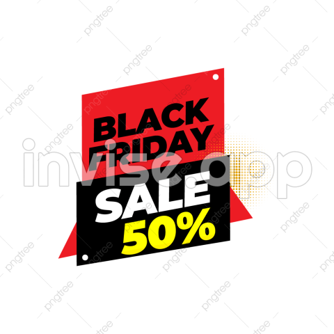 Clipart Black Friday - Black Friday Sale Clipart Vector, Black Friday Sale Promotion Design