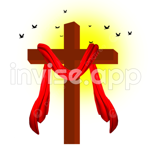 Happy Good Friday Clip Art - Happy Good Friday Christian Cross Design, Christian Cross, Good Friday