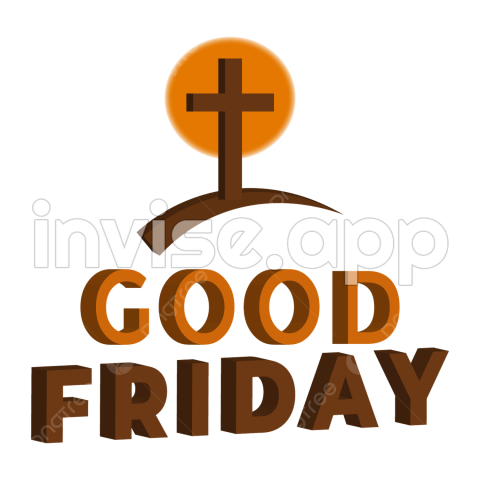 Happy Good Friday Clip Art - Happy Good Friday Clipart Transparent Hd, Good Friday Vector, Good