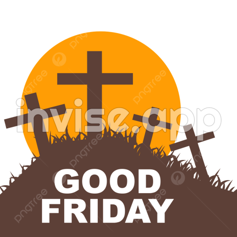 Happy Good Friday Clip Art - Happy Good Friday Clipart Vector, Good Friday Beautifull Creative