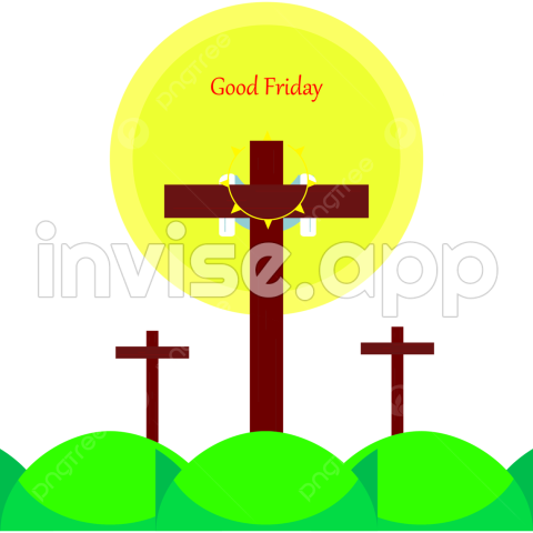 Happy Good Friday Clipart Transparent Background, Ai Image Good - Good Friday Clip Art Free Religious