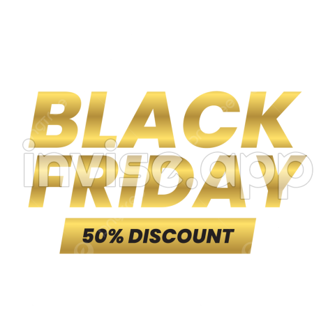 Black Friday Dourado - Black Friday Sale With Gold Style, Black Friday, Sale, Black Friday