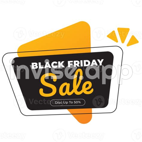 Black Friday Logo Color 2D Illustration 27050043 - Black Friday Logo No Backgrpund