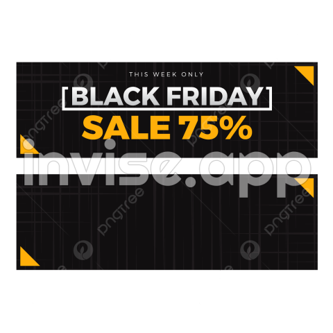 Black Friday Sale Design - Black Friday Sale Design Banner For Website Header Social Media