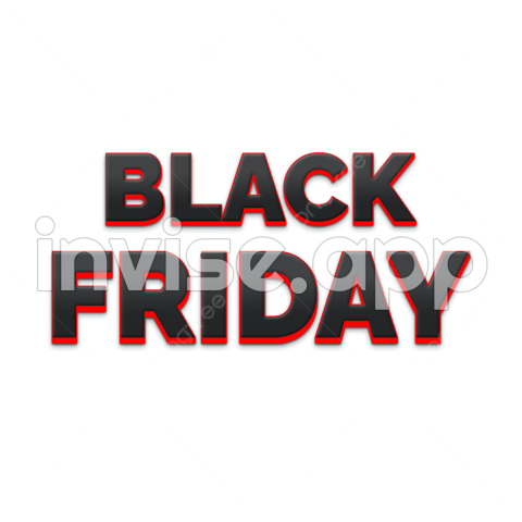 Black Friday 3D Text - Text Effects 3D Images, Black Friday 3D Text Effect, Black Friday