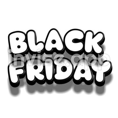 Black Friday Text Clip Art - Black Friday Text 15241489