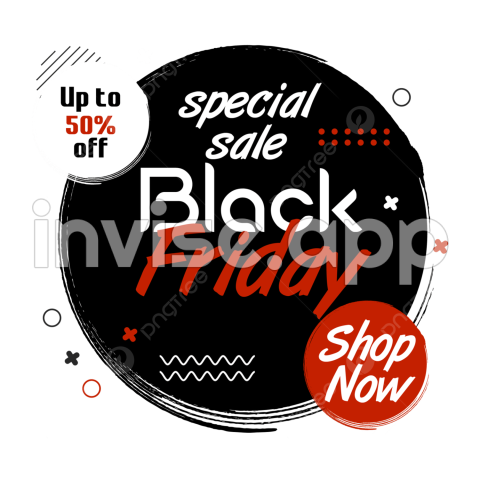 Black Friday Sale Social Media Banner Lable For Retail Shopping Or - Black Friday Foto