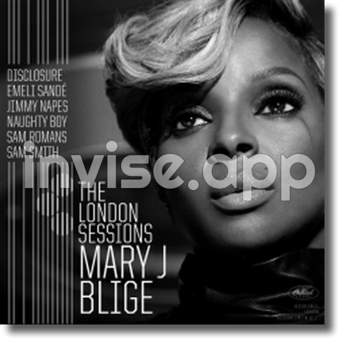 B"Mary J Blige Mit Dem Album The London Sessions" - Mary J. Blige Coloring Pages