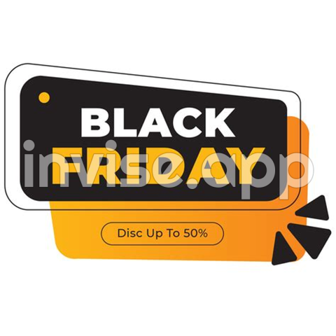 Black Friday Promotion Color 2D Illustration 27124706 - Black Friday Promotion