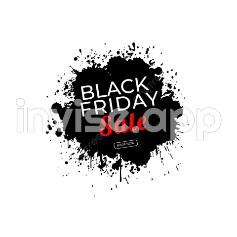 Black Friday Free Stock Images - Black Friday, Splash Brush, Black, Sale And Vector With Transparent