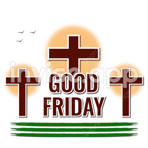 Friday Clipart - Happy Good Friday Clipart Transparent Background, Good Friday Vector