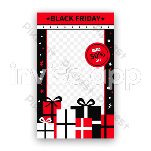 Black Friday Gift Border Images Psd Free Download Pikbest - Black Friday List