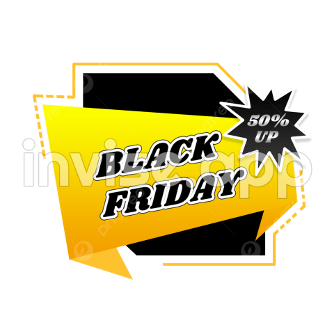 Black Friday Gold - Black Friday Gold Image, Black Friday Black Gold Geometric Label