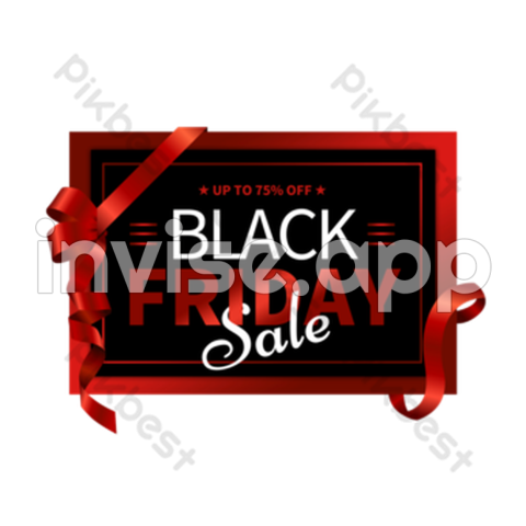 Black Friday Gold Shining Quality Frame Images Psd Free Download - Black Friday Gold