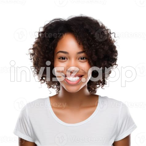 Beautiful African American Girl Isolated 26829439 - Black American Girl Pictures