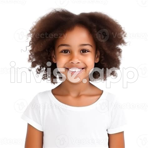 Beautiful African American Girl Isolated 26603444 - Black American Girl Pictures