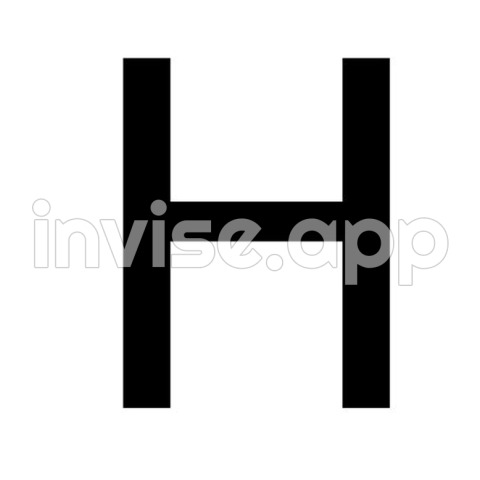 Black H - Letter H Transparent Image Download, Size 1200X1200Px