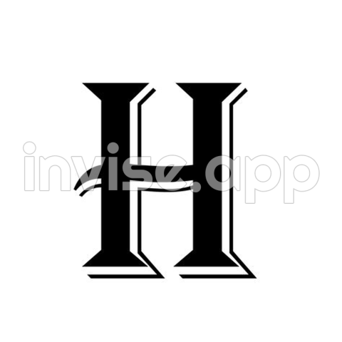 Black H - Letter H Transparent Image Download, Size 1500X1500Px