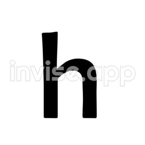 Copper Black Lettter H - Letter H Transparent Image Download, Size 1500X1500Px