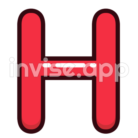 Black H Clip Art - H Letter Free Photo Transparent Hq Download Freeimg