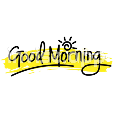 Good Morning Text Hd Transparent, Gradient Good Morning Text Effect - Good Morning Clip Art Friday