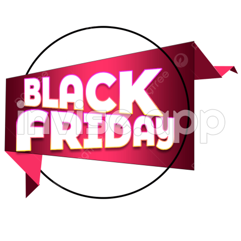 Black Friday Offer - Black Friday Red Attractive Label Vector Banner, Black Friday, Label