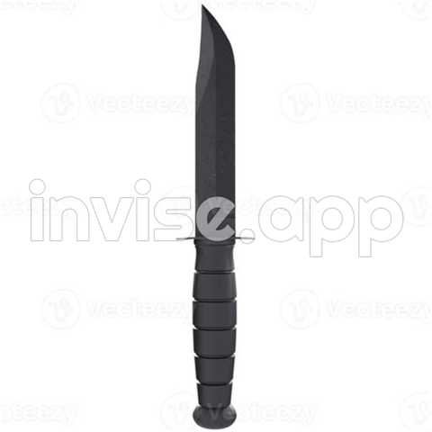 Black Knife - Black Knife Isolated On Transparent 24787315