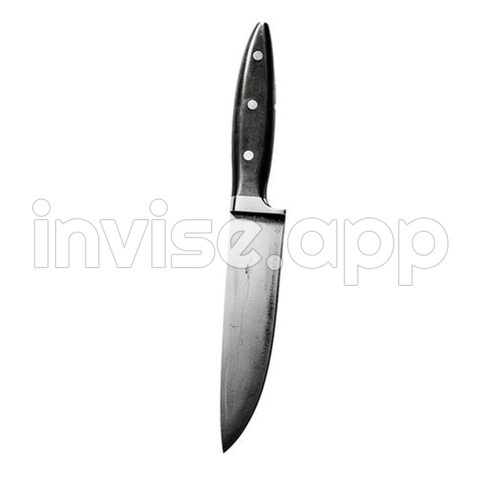 Black Kitchen Knife - Knife , Kitchen Knife , Kitchen Knife With Transparent Background