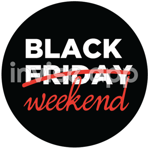 Black Friday Weekend Sale Logo - Rachel S Fashion Room Del Black Friday Al Cyber Monday, Pasando Por El