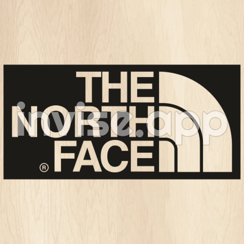 The North Face Rectangle Svg North Face The North Face Vector File - Tnf Black Friday Logo