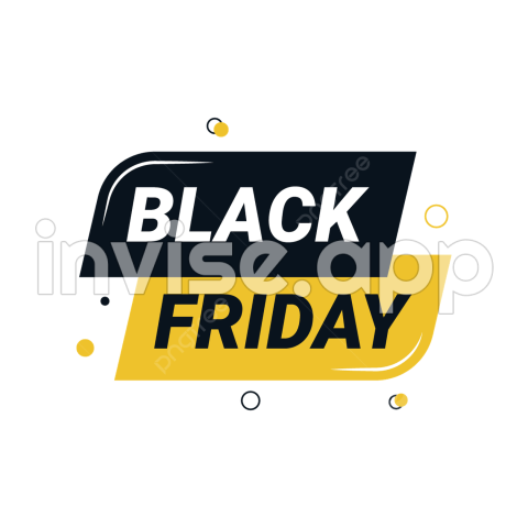 Black Friday Sale Banner Template On Transparent, Black Friday, Sale - Black Friday Shoes Sale Web Banner Design Vector Image