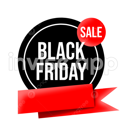 Black Friday Sale Banner Illustration, Black Friday, Black Friday Sale - Black Friday Curtain Sale Flyer Template