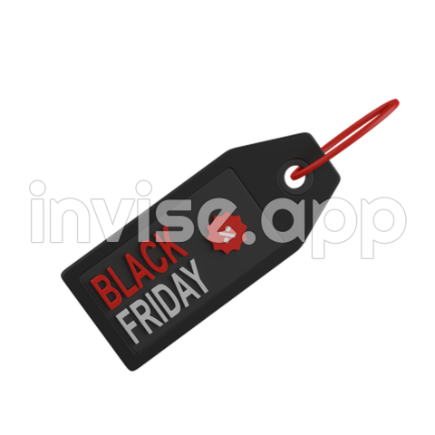 Black Friday 2023 3D Icon Download In , Obj Or Blend Format - Black Friday 2023 Logo