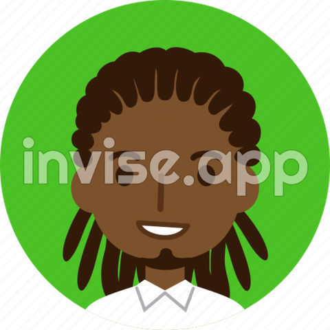 Man, Avatar, Face, Male, Black, Dreadlocks, African American Icon - Cool Dreads