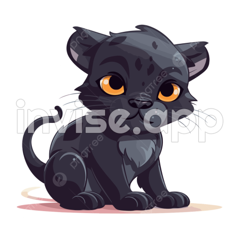 Black Panther The Cat - Black Panthers Clipart , Vector, Psd, And Clipart With Transparent