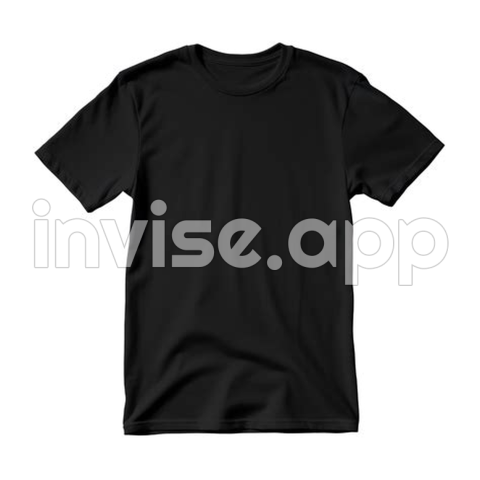 Black T Shirt Isolated Illustration 26136082 - Woman Plain Shirt