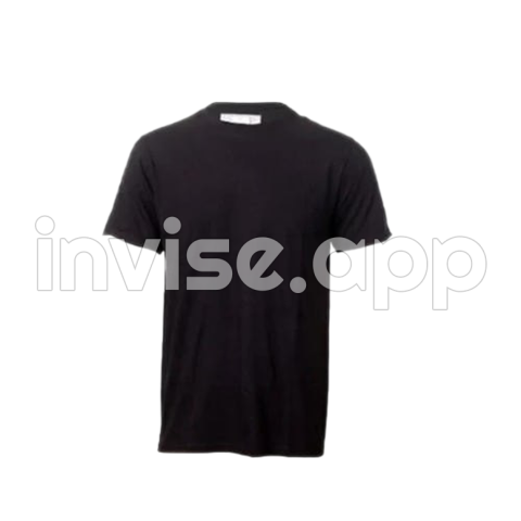 Plain Black Tee Shirt - Plain Black T Shirt Transparent Image Arts