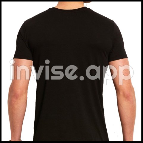 Plain Black Tee Shirt - Black T Shirt Photo