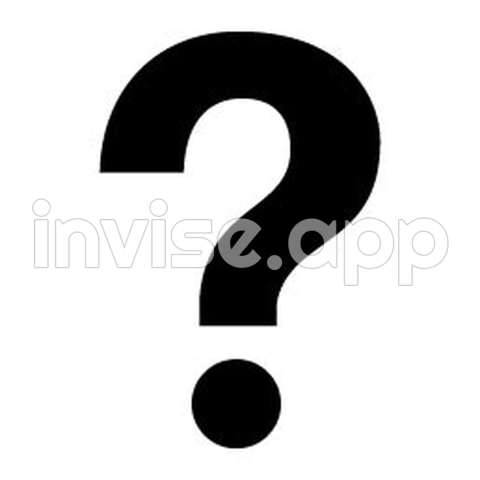 Plain Black Question Mark Transparent Stick - Black Question Mark Clip Art