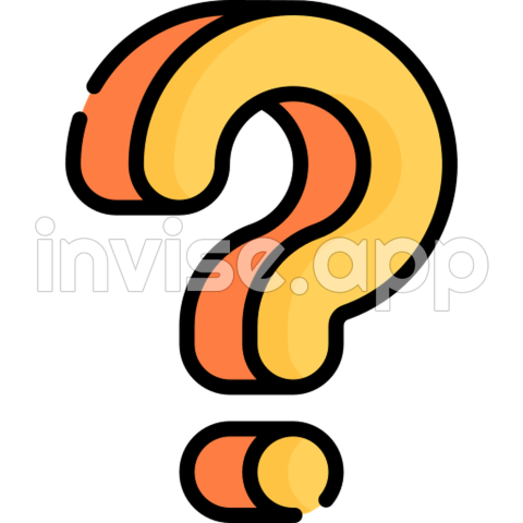 Question Mark Special Lineal Color Icon - Royalty Free Question Mark